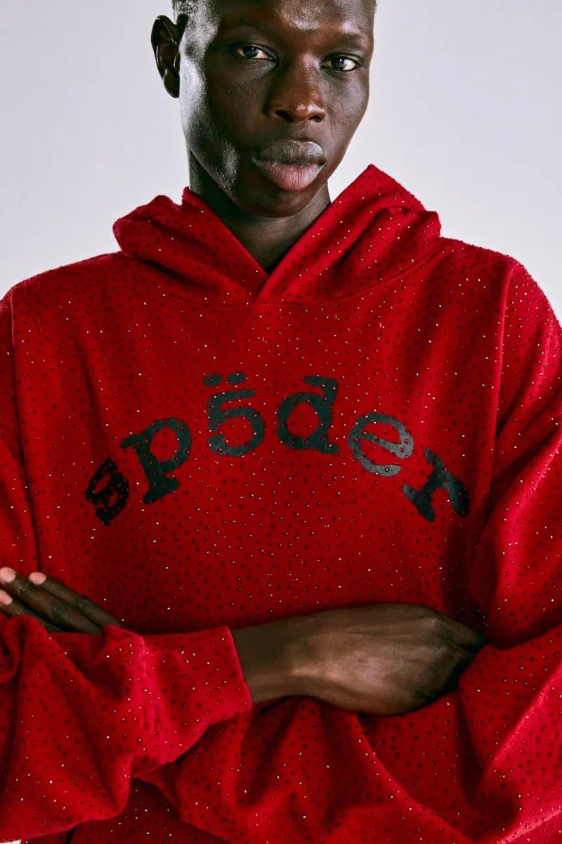 Sp5der Vvs Red Hoodie 4