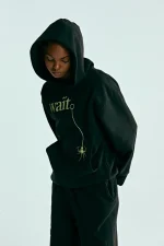 Sp5der Wait Black Hoodie 2