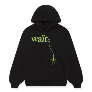 Sp5der Wait Black Hoodie