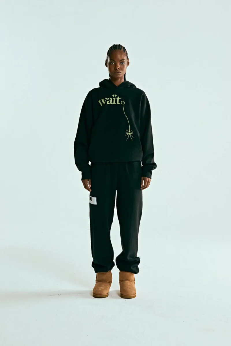 Sp5der Wait Black Hoodie 6