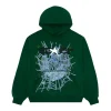 sp5der web hoodie hunter green