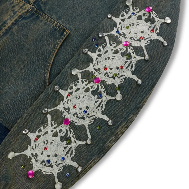 Sp5der Webstone Denim Indigo Jacket 10