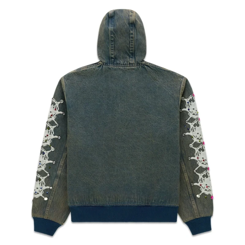 Sp5der Webstone Denim Indigo Jacket 11