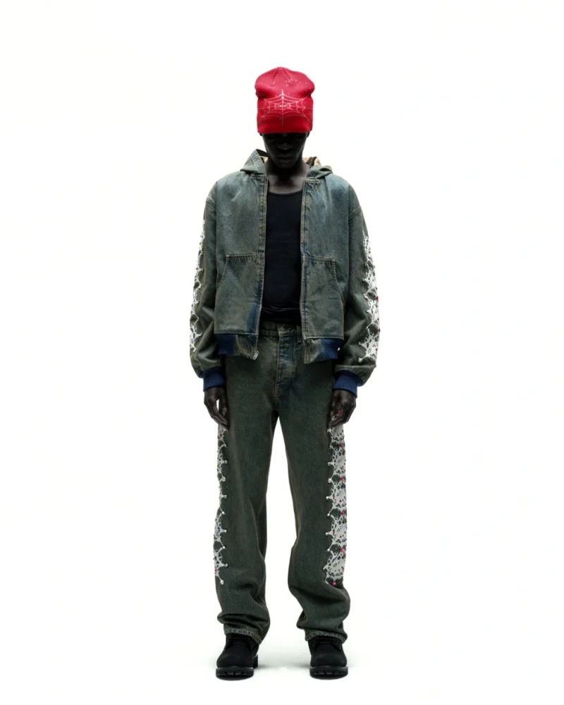 Sp5der Webstone Denim Indigo Jacket 7
