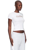 Sp5der White Juan V2 Classic Baby Tee 2