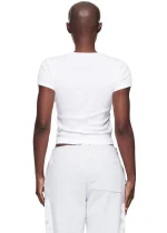 Sp5der White Juan V2 Classic Baby Tee 3