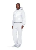 Sp5der Womens Cropped Beluga Hoodie 1