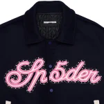 Sp5der Wool Varsity Jacket 1