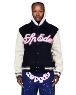 Sp5der Wool Varsity Jacket 2