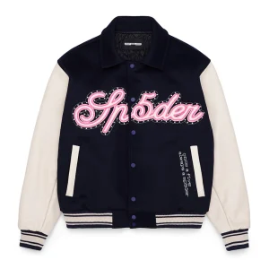 Sp5der Wool Varsity Jacket