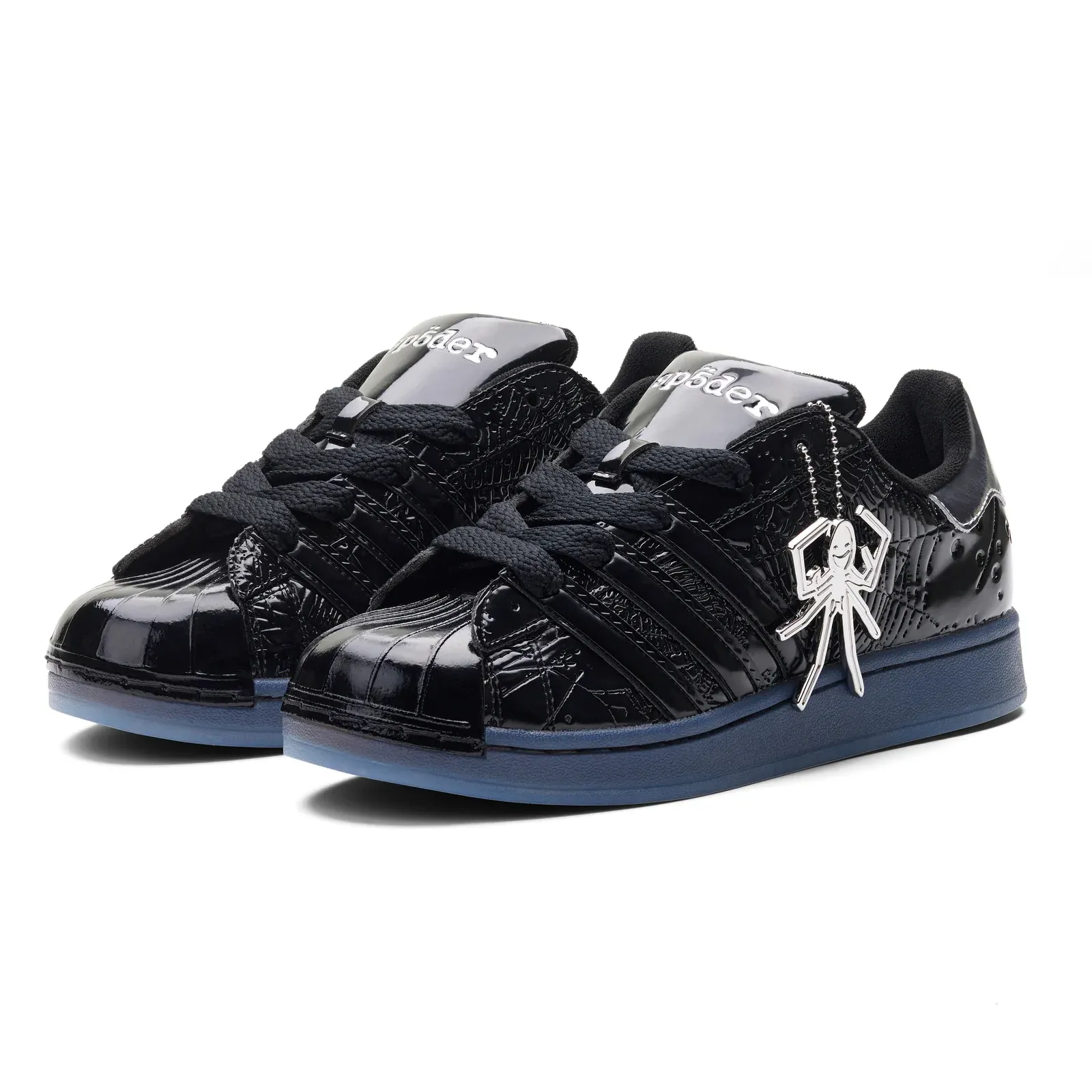 Sp5der X Adidas Superstar Black Shoes