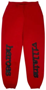 Sp5der X Metro Boomin Red Sweatpant