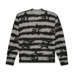 Spider Black 5star Mohair Sweater Sweatshirt