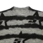 Spider Black 5star Mohair Sweater Sweatshirt 7