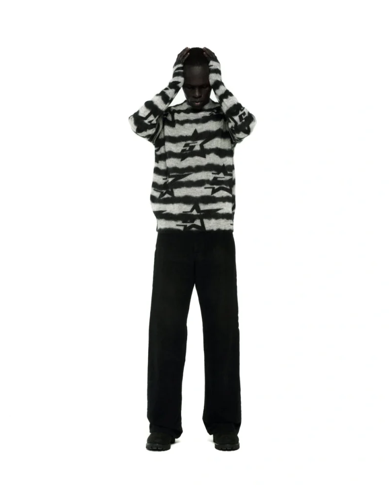 Spider Black 5star Mohair Sweater Sweatshirt 8
