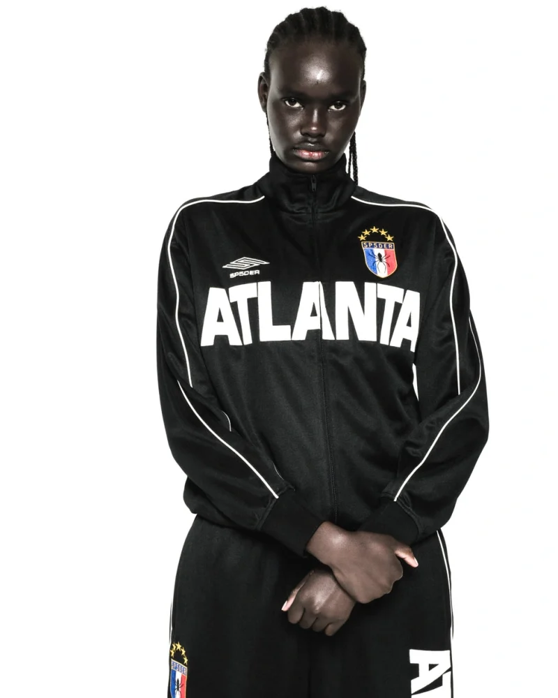 Spider Black Atlanta Track Jacket 1