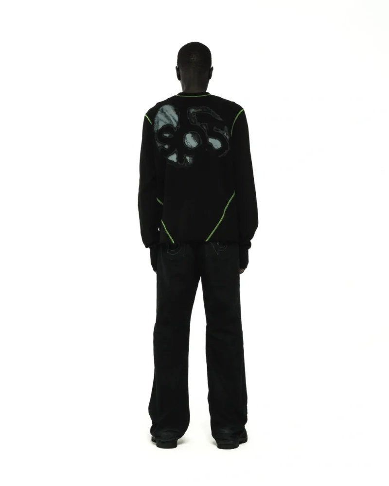 Spider Black Shadowbanned Longsleeve Sweatshirt 3