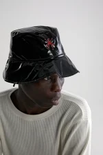 Spider Black Simple Bucket Hat 1