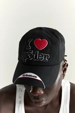 Spider Black Souvenir 6-panel Hat 3