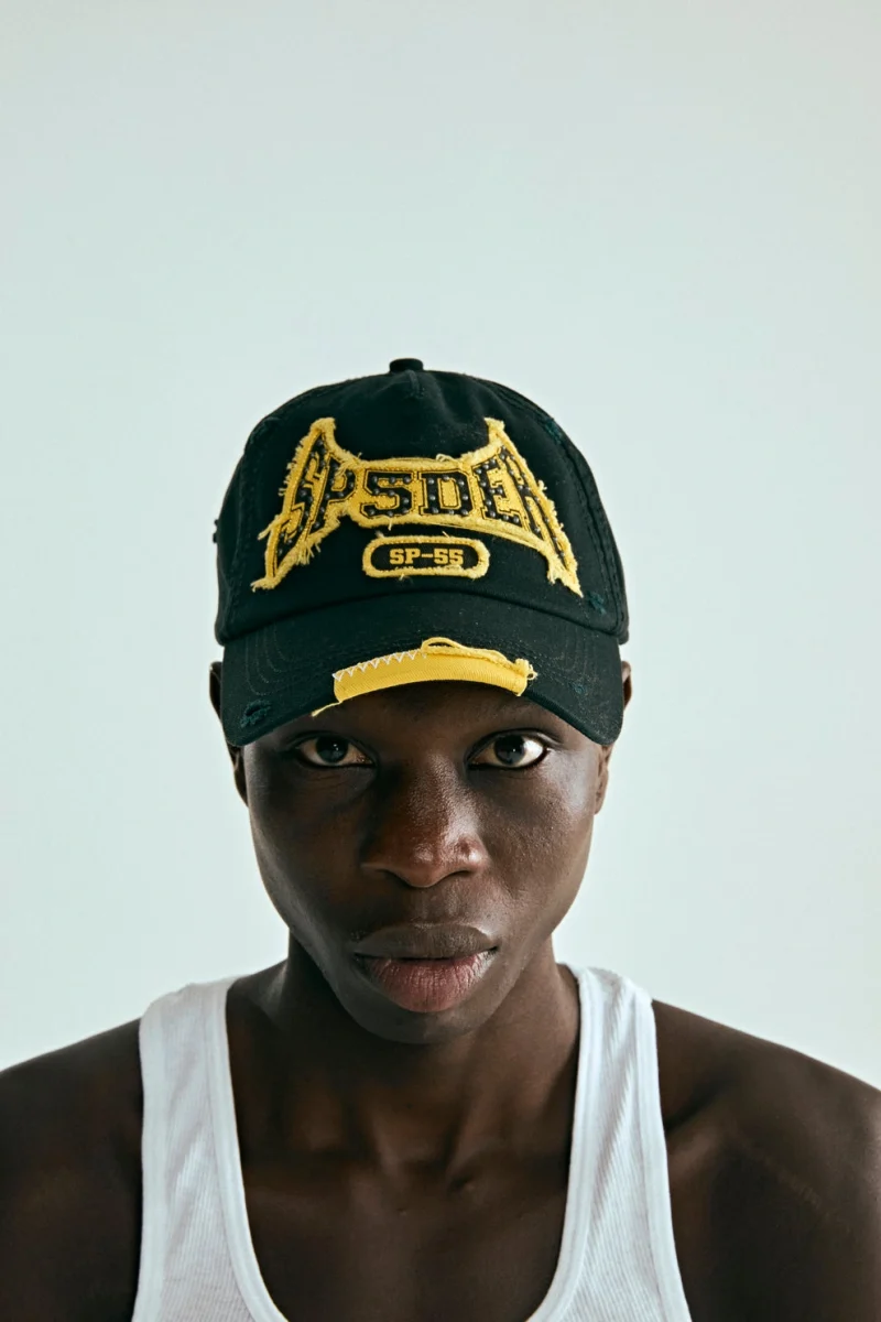 Spider Black T&f 6-panel Hat 6