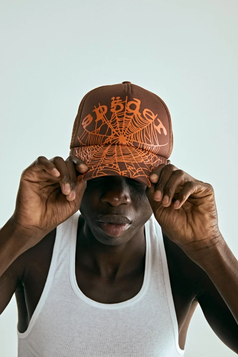 Spider Brown Og Web V2 Trucker Hat 2