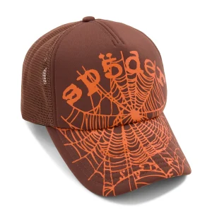 Spider Brown Og Web V2 Trucker Hat