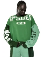 Spider Green Superfive Crewneck Sweatshirt 1