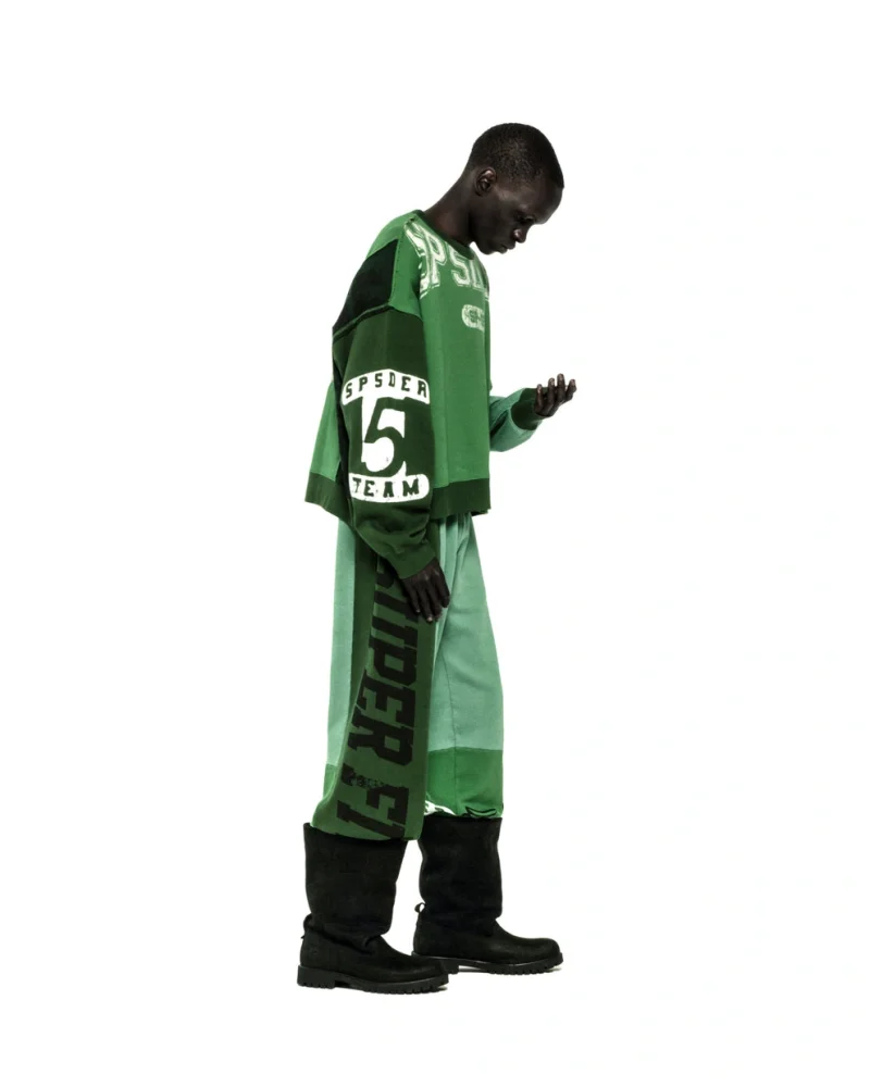Spider Green Superfive Crewneck Sweatshirt 7
