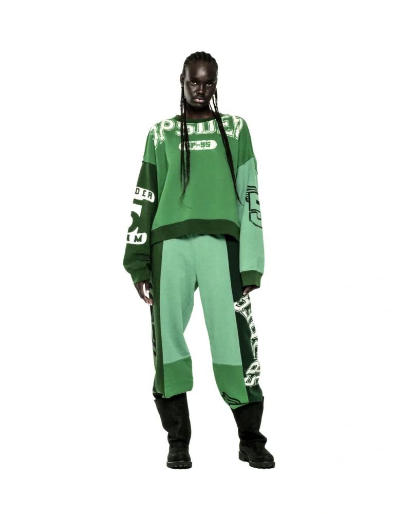 Spider Green Superfive Crewneck Sweatshirt 8