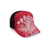 Spider Red Denim Og Web V2 Trucker Hat