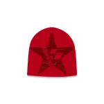 Spider Red Star Rhinestone Skully
