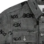Spider Sex Aop Foil Trucker Jacket 1
