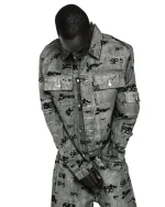 Spider Sex Aop Foil Trucker Jacket 2