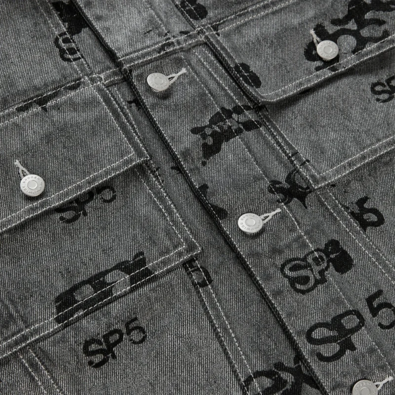 Spider Sex Aop Foil Trucker Jacket 5