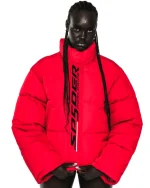 Spider Trackhawk Puffer Red Jacket 2