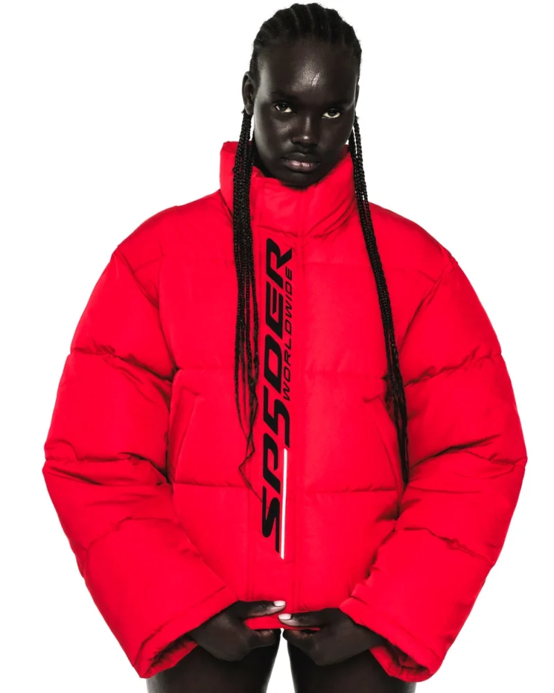 Spider Trackhawk Puffer Red Jacket 2