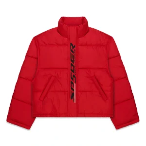 Spider Trackhawk Puffer Red Jacket