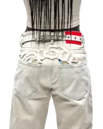 Spider White R-05 Script Belt 1