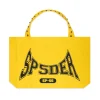 Spider Yellow T F Studded Tote Bag