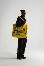 Spider Yellow T F Studded Tote Bag 3