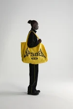 Spider Yellow T F Studded Tote Bag 4